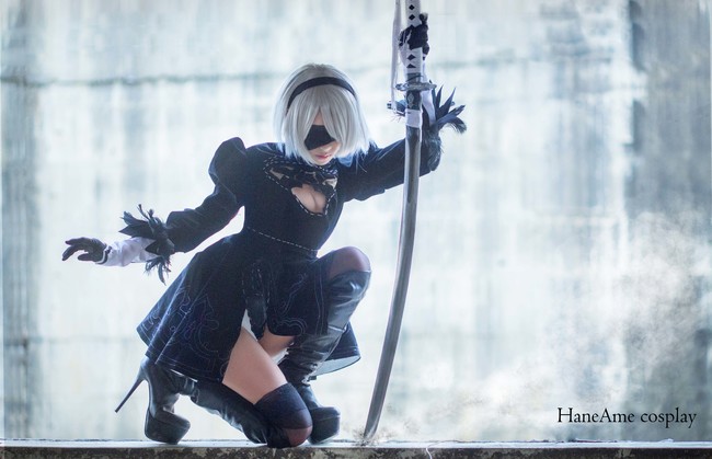 尼尔机械纪元 2B cosplay 雨波尤尔哈2号B型