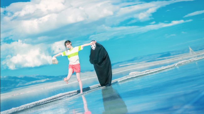 多年前的青海旅拍，盐湖实在是太美了