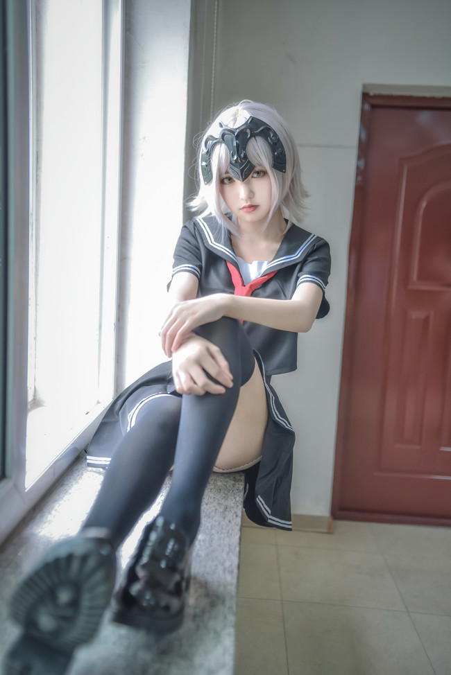 黑贞德jk制服cos