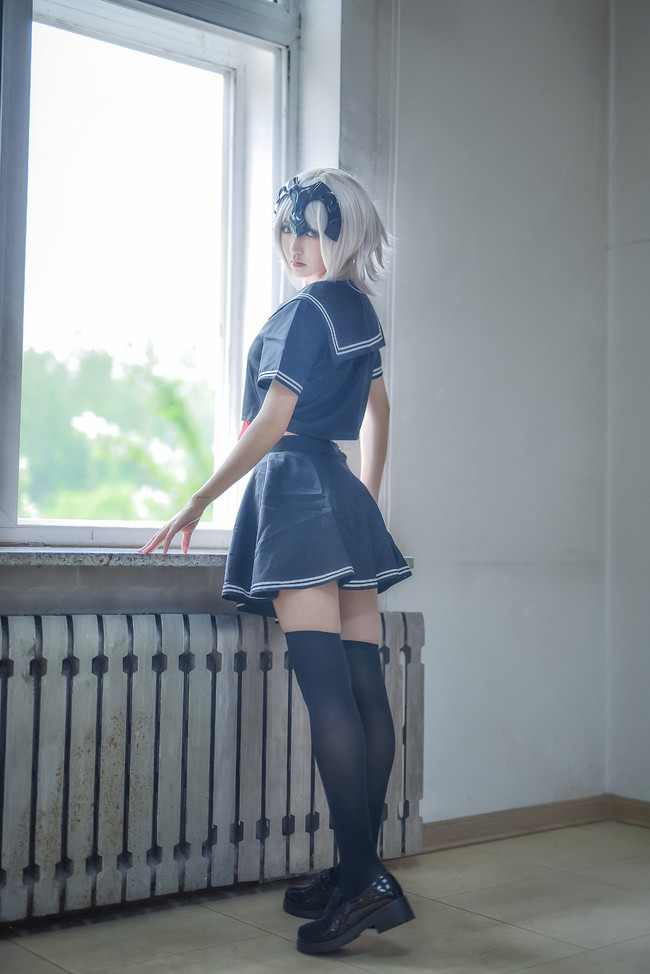 黑贞德jk制服cos