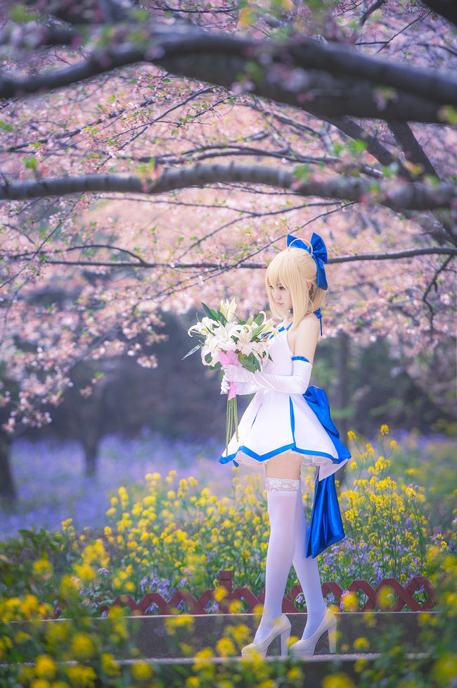 Saber|TYPE-MOON10周年白礼服