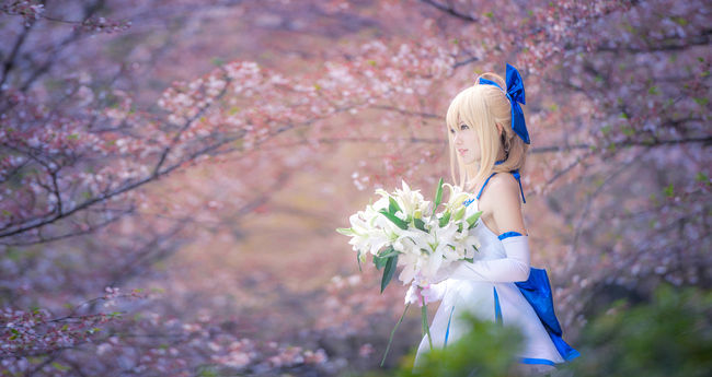 Saber|TYPE-MOON10周年白礼服