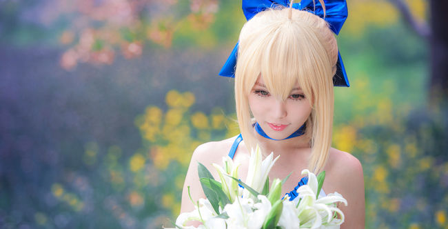 Saber|TYPE-MOON10周年白礼服