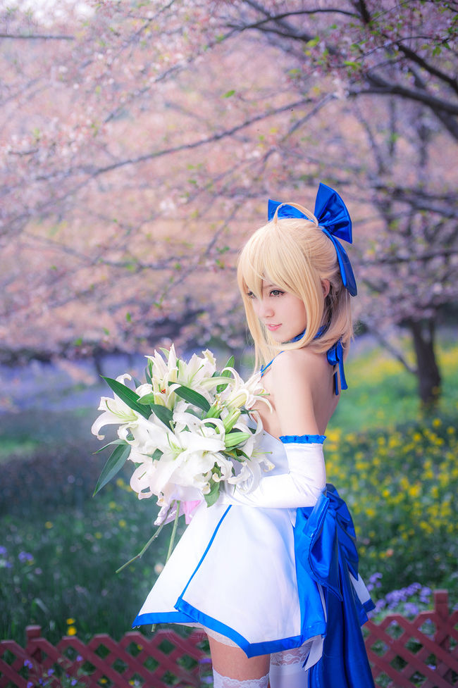 Saber|TYPE-MOON10周年白礼服