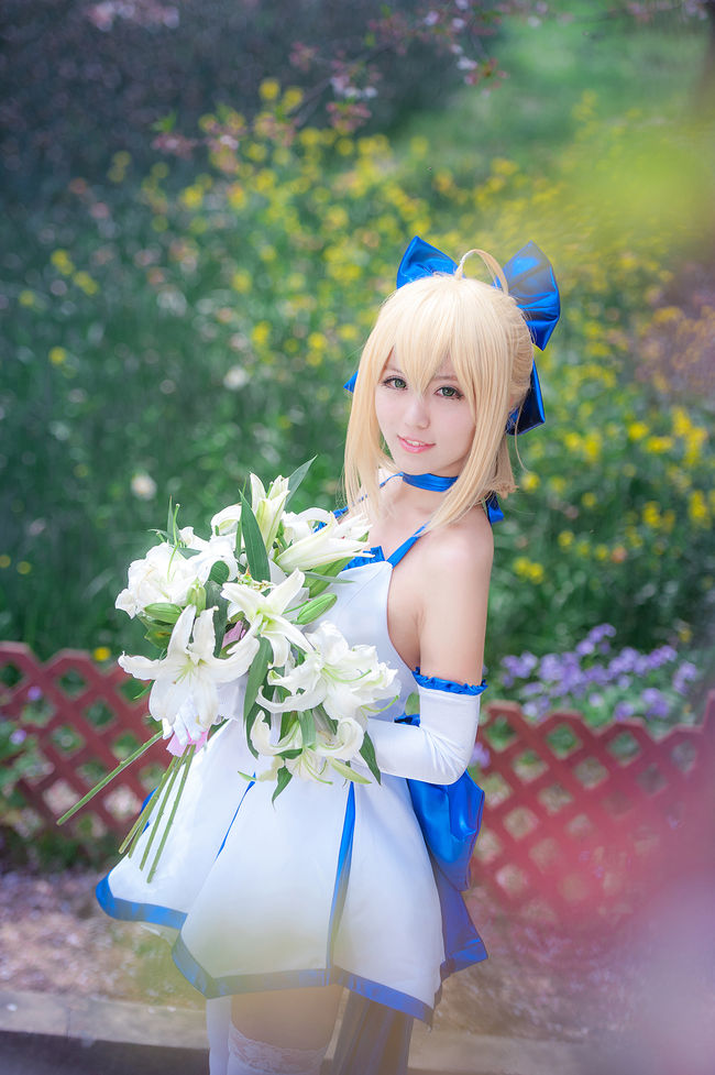 Saber|TYPE-MOON10周年白礼服