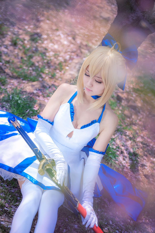 Saber|TYPE-MOON10周年白礼服