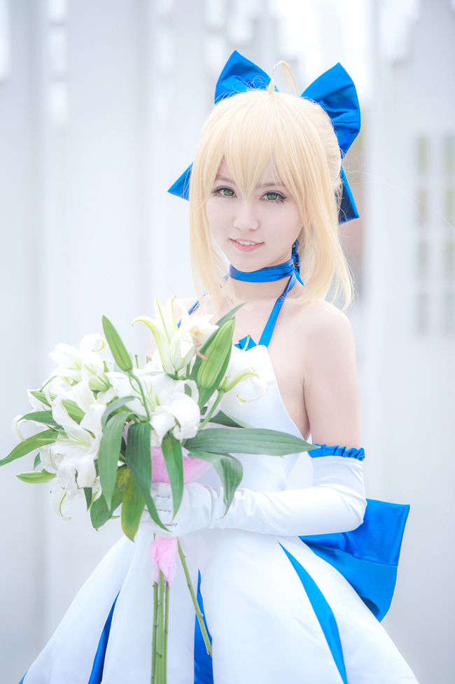 Saber|TYPE-MOON10周年白礼服