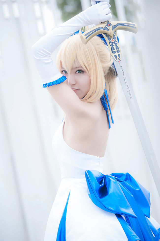 Saber|TYPE-MOON10周年白礼服