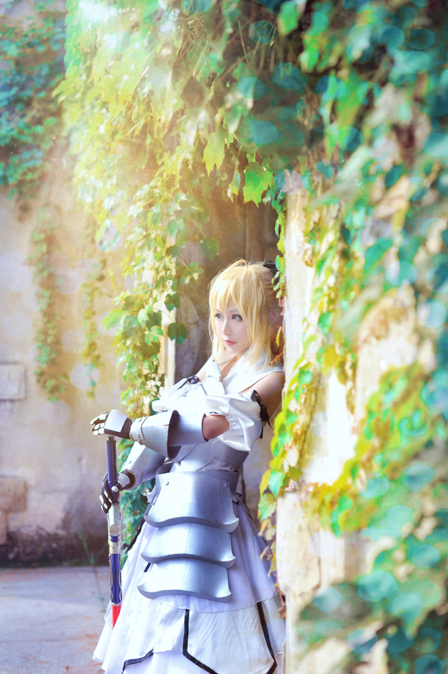 纯白骑士saber Lily