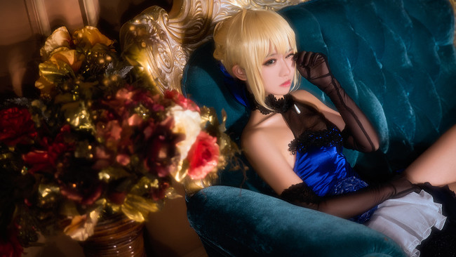 《Fate》saber-蓝礼服