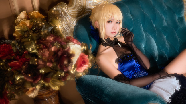 《Fate》saber-蓝礼服