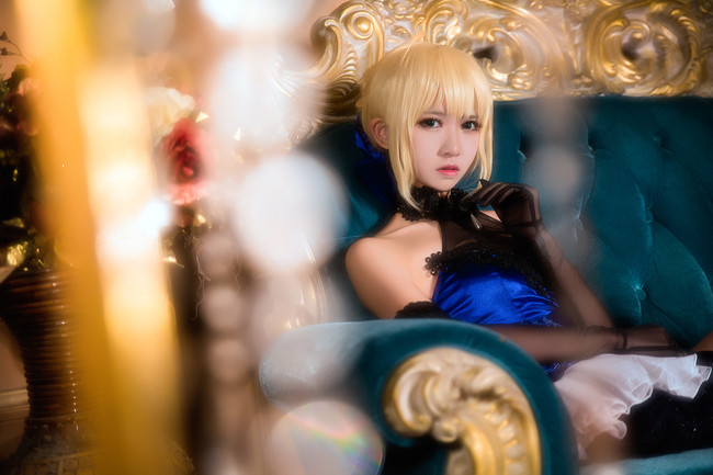 《Fate》saber-蓝礼服