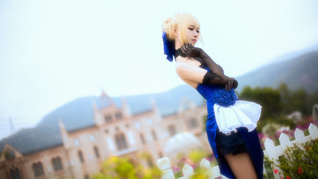 《Fate》saber-蓝礼服