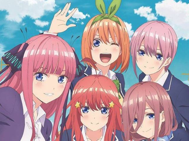 著名恋爱喜剧番「五等分的新娘」第2季延期