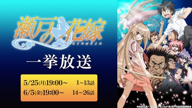 声优水岛大宙出演的动画「濑户之花嫁」决定一举放送！