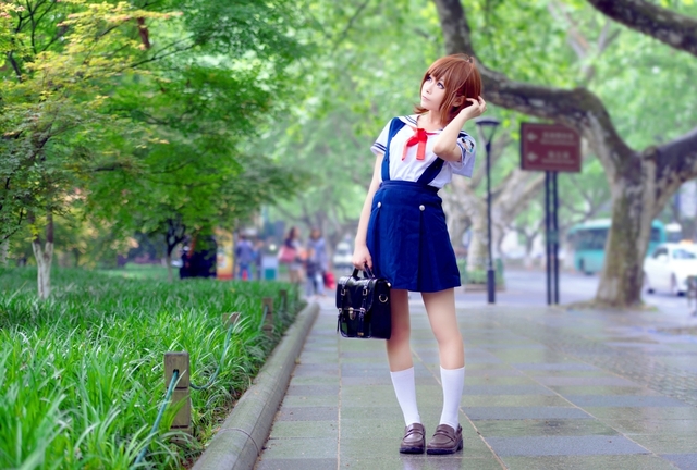 名作「CLANNAD」，本作女主角&middot;「古河渚」的cosplay特集！