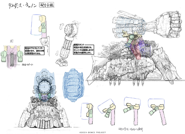 「DECA-DENCE」移动要塞的设定画公开
