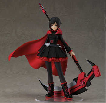 「RWBY」系列中的「Ruby Rose」手办登场