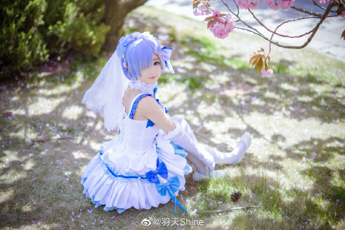 [cosplay]从零开始蕾姆花嫁cos,cos