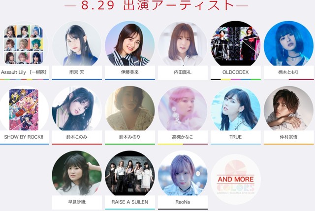 2021日本年度动漫歌节参演艺人名单公布