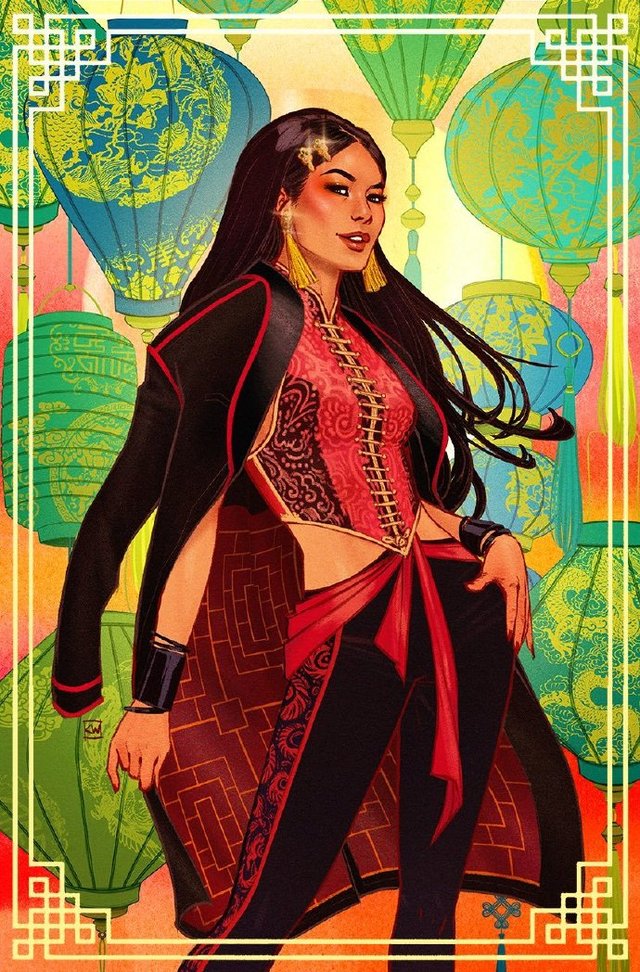 亚裔画师绘制「DC英雄节：庆祝亚洲超级英雄」亚裔女刺客肖像公开