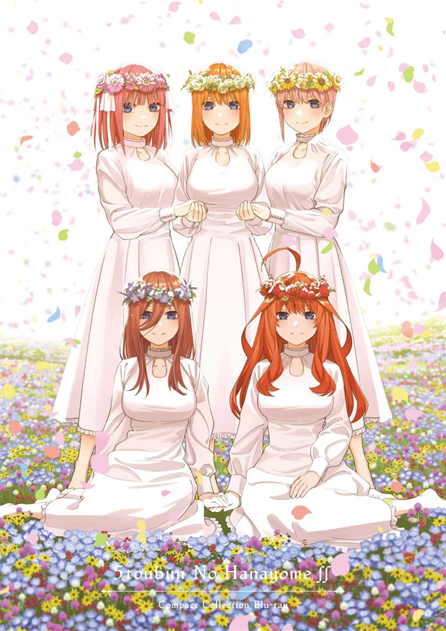 动画「五等分的新娘」第1、2期Compact Collection Blu-ray封面公开
