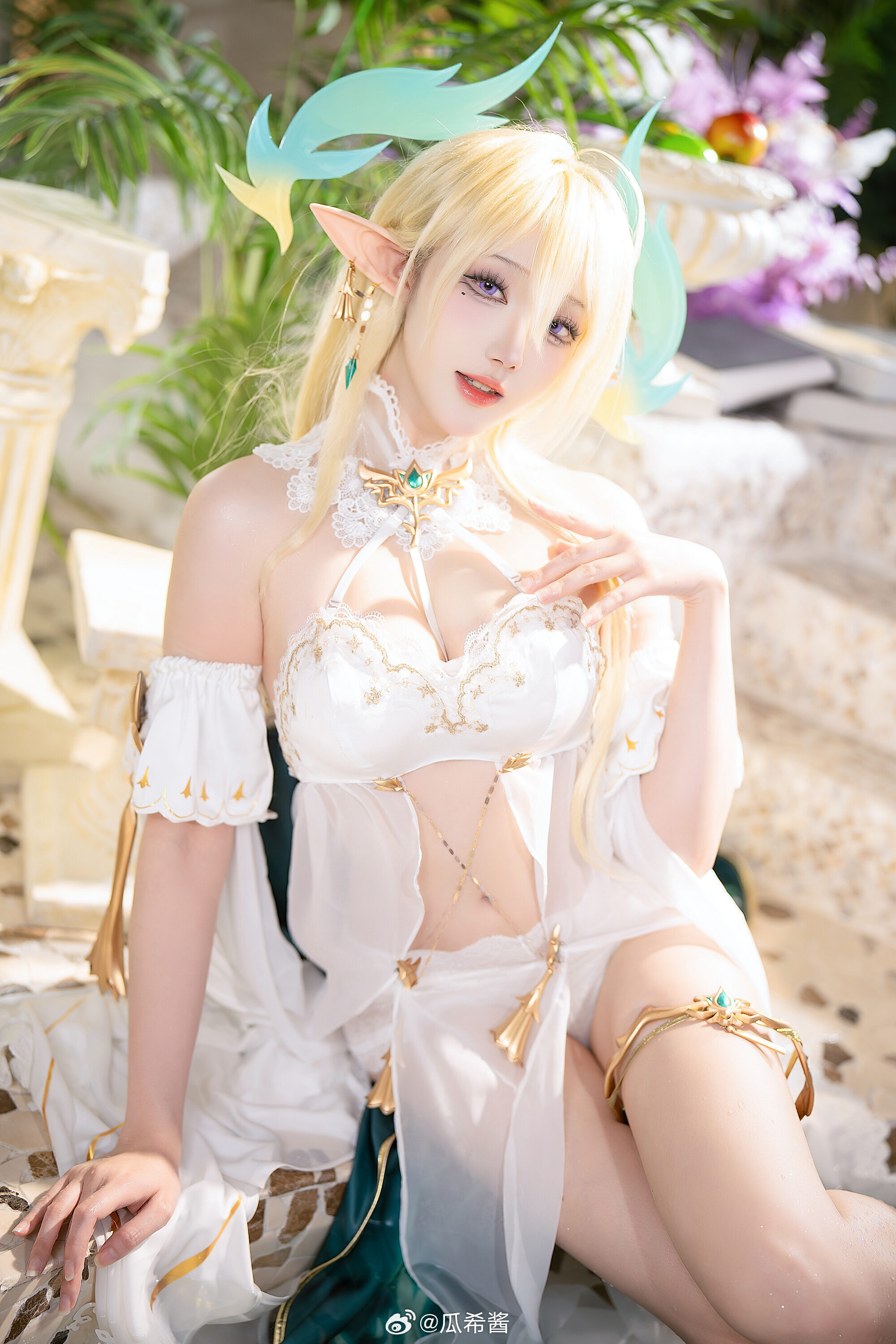 《碧蓝航线》瓜希酱- 金狮cosplay